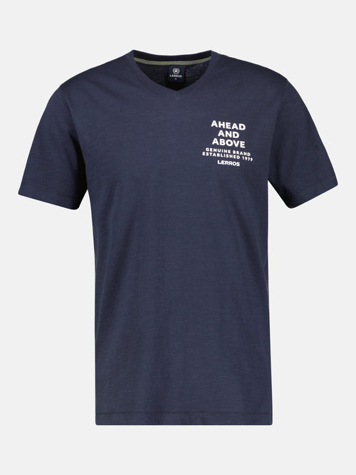 Lerros V-Neck-Shirt mit Brustprint Wochenangebot