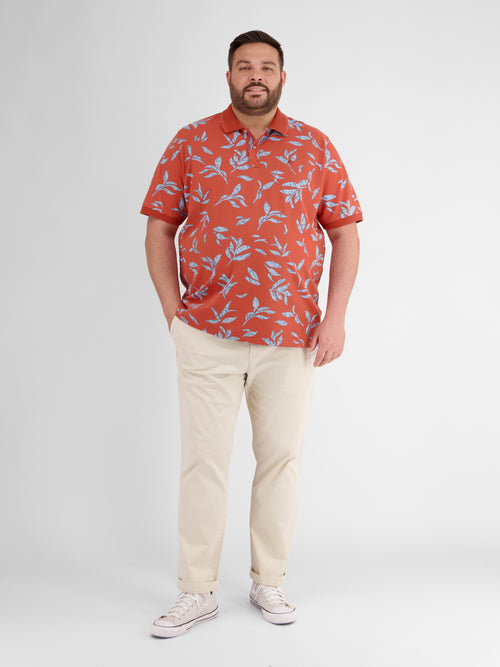 Lerros Poloshirt mit floralem Druck und abgesetzen Details Bis zu 60% Rabatt