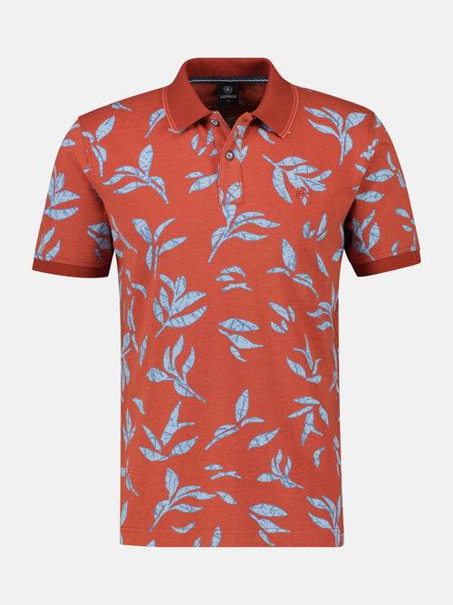 Lerros Poloshirt mit floralem Druck und abgesetzen Details Bis zu 60% Rabatt