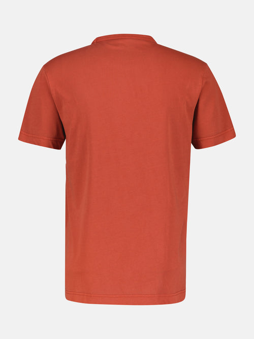 Lerros Herren-T-Shirt mit Brust-Print Riesige Rabatte