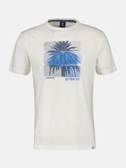 Lerros Rundhals T-Shirt mit Fotoprint Auslauf