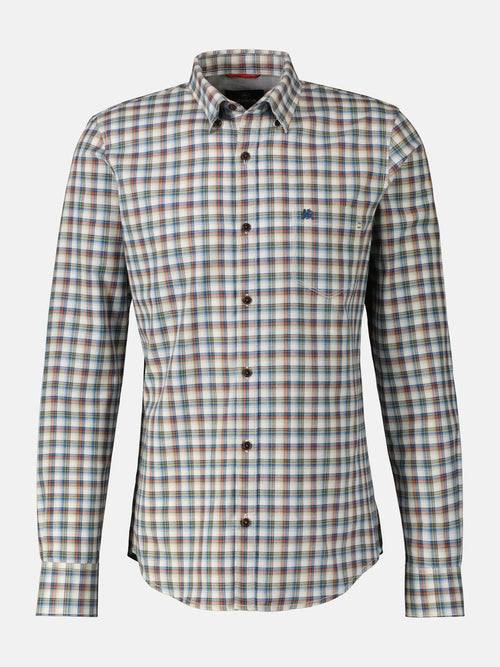 Lerros Langarmhemd , kariert, verdeckter Button-down-Kragen Günstig kaufen