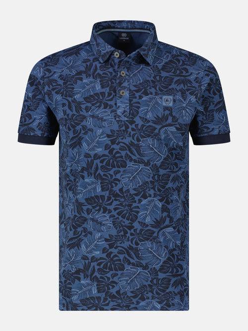 Lerros Herren Poloshirt, floral bedruckt Osterangebot