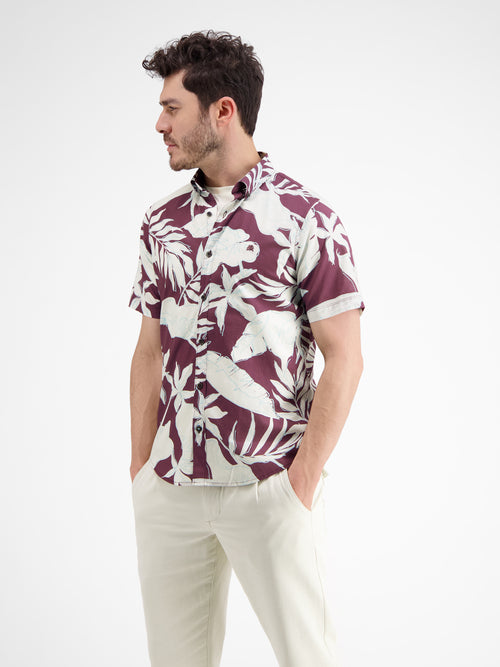 Lerros Halbarmhemd mit floralem Print Exklusive Angebote