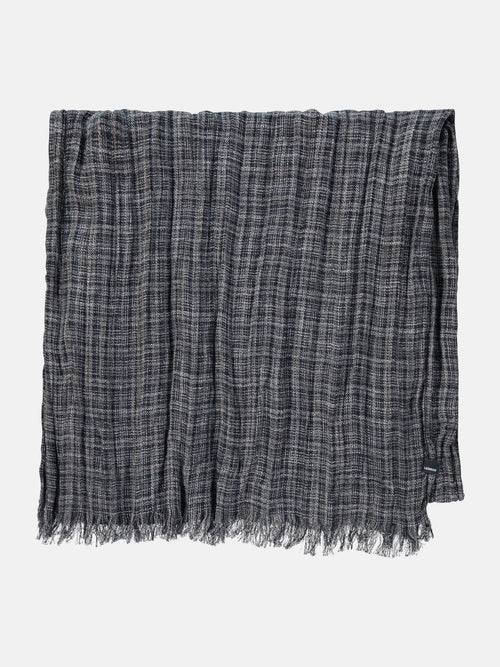 Lerros Schal mit kleinem Karomuster in Knitteroptik Bis zu 60% Rabatt