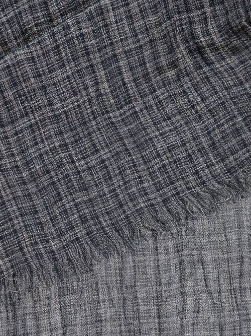 Lerros Schal mit kleinem Karomuster in Knitteroptik Bis zu 60% Rabatt