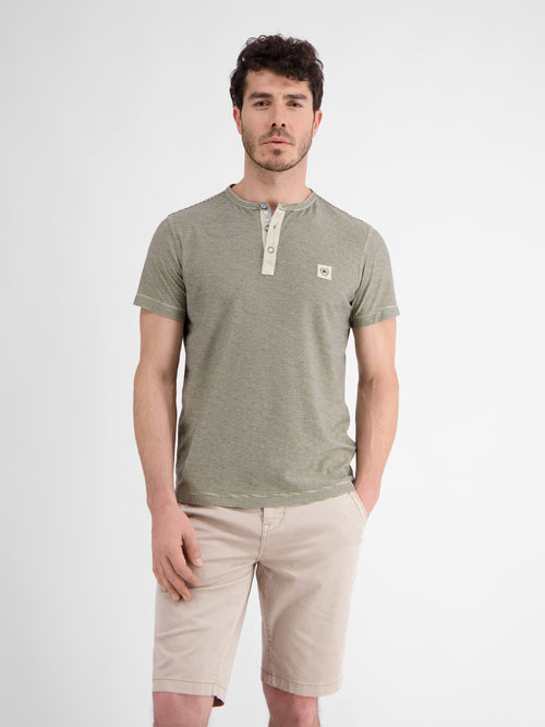 Lerros Gestreiftes Serafino-Shirt für Herren 50% Rabatt für begrenzte Zeit