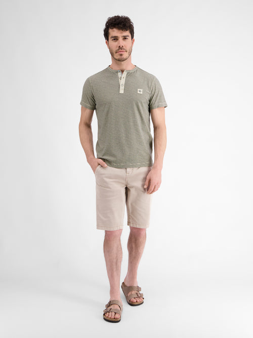 Lerros Gestreiftes Serafino-Shirt für Herren 50% Rabatt für begrenzte Zeit