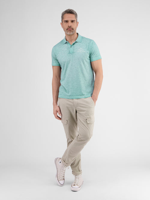 Lerros Poloshirt mit Brustprint 2025