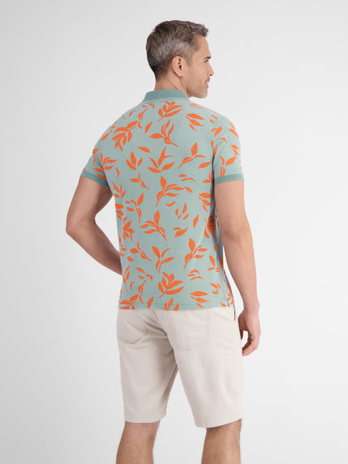 Lerros Poloshirt mit floralem Druck Limitierter Zeitrabatt