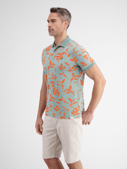 Lerros Poloshirt mit floralem Druck Limitierter Zeitrabatt