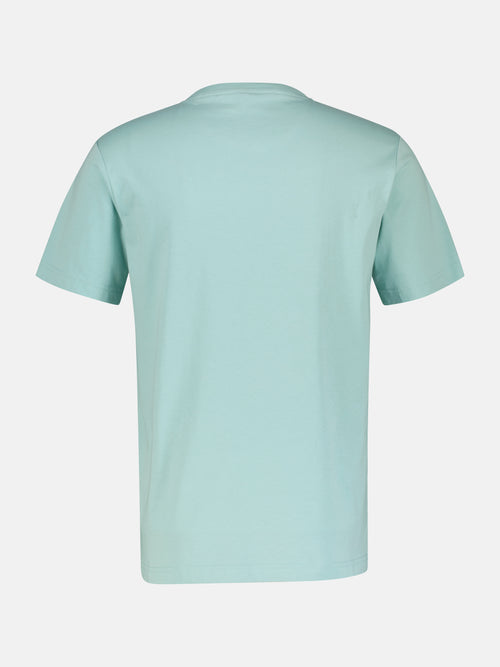 Lerros Unifarbenes T-Shirt für Herren mit Brustprint Begrenztes Angebot