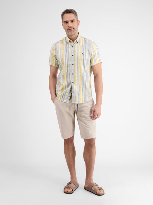 Lerros Gestreiftes Halbarmhemd für Herren Online Shopping