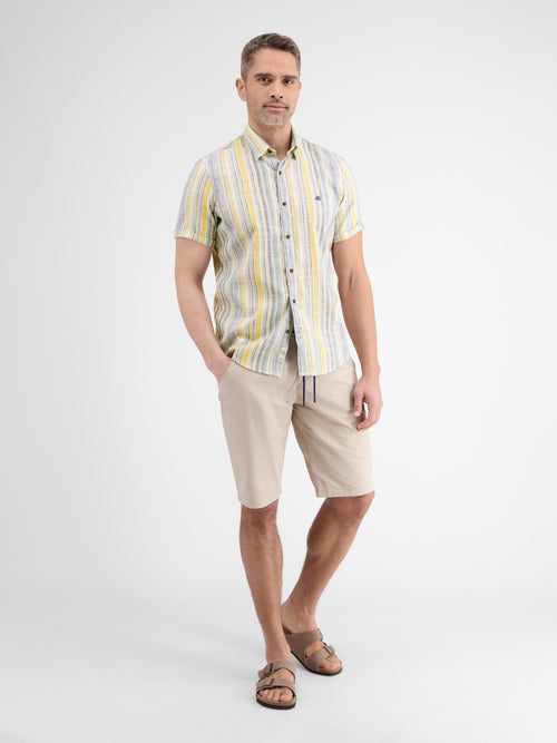 Lerros Gestreiftes Halbarmhemd für Herren Online Shopping