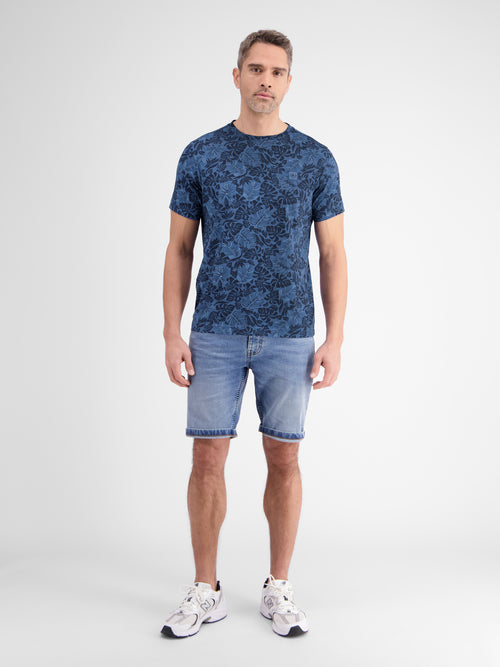 Lerros T-Shirt für Herren mit floralem Print Cyber Monday