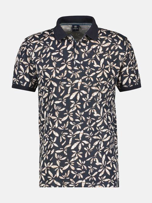 Lerros Herren Poloshirt mit floralem Druck Osterangebot