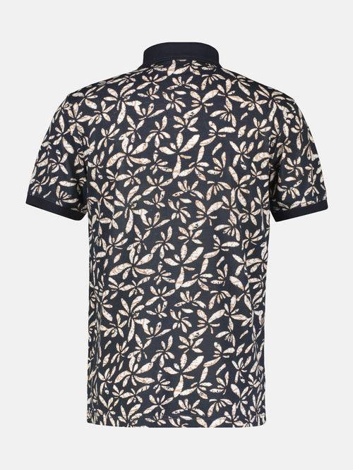 Lerros Herren Poloshirt mit floralem Druck Osterangebot