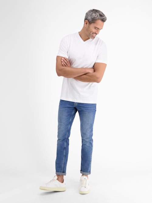 Lerros Doppelpack Herren T-Shirt, V-Neck in Premium Baumwollqualität Tiefpreis