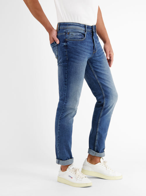 Lerros BAXTER 5-Pocket-Denim im Used-Look, RELAXED FIT, Comfort Stretch Zeitbegrenzte Promotion