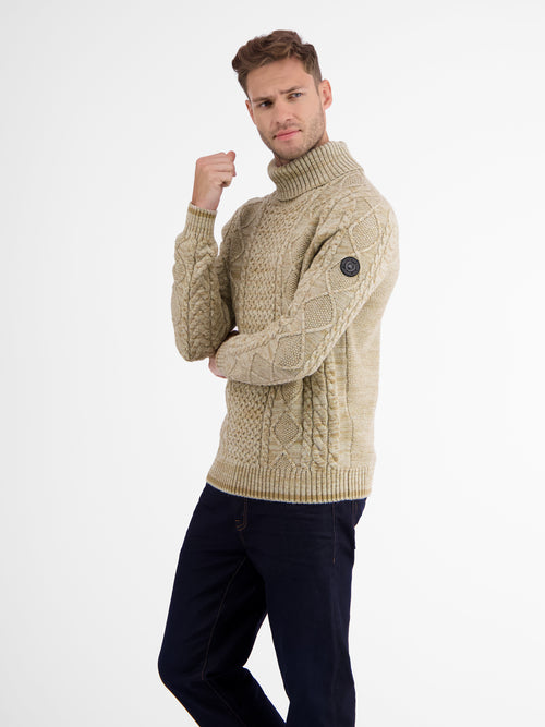 Lerros Jacquard-Rollkragenpullover Flash Sale