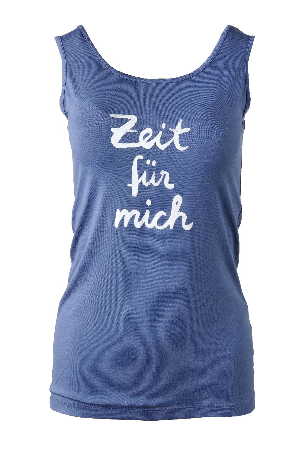 Louis & Louisa YOGA Tanktop Spruch "Zeit für mich", blau Limitierter Zeitrabatt