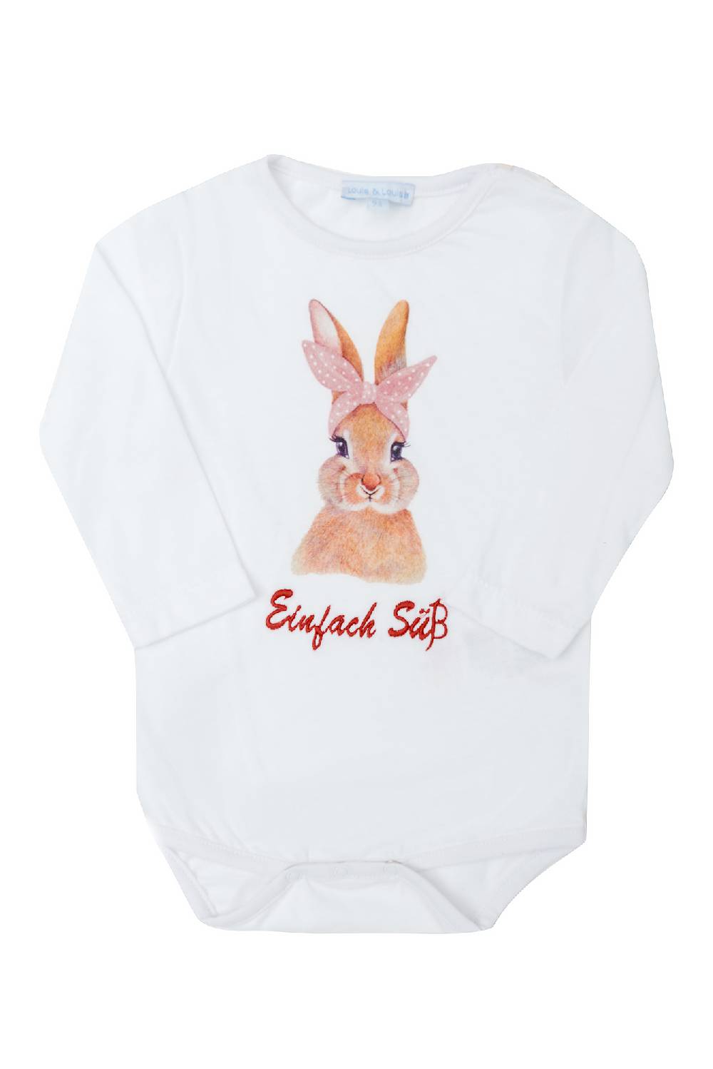 Louis & Louisa Body Baby "Hase", weiß Osterangebot