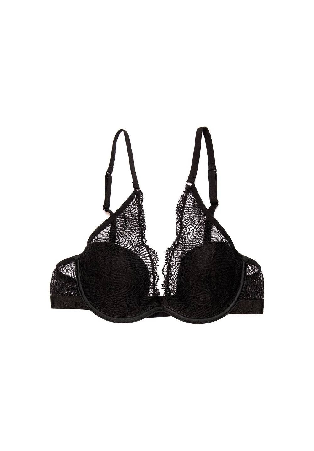 Lovjoi BH SILVER LACE WINE Black Fabrikverkauf