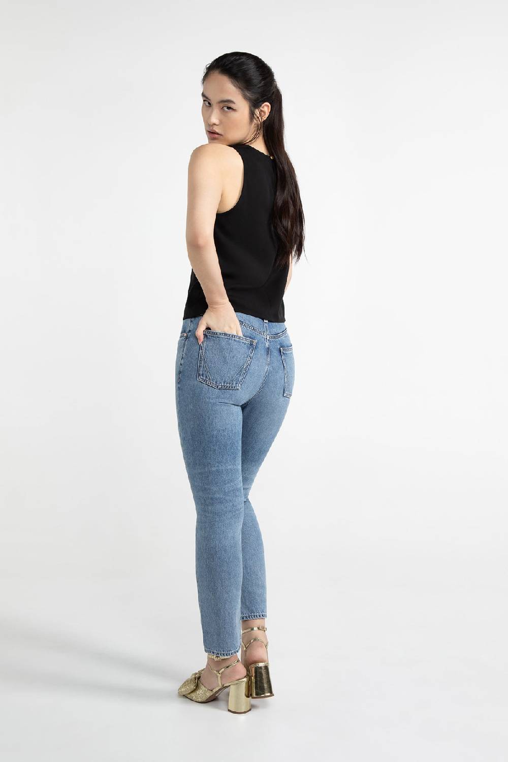 Lovjoi Top CHEMILLA Black Großer Ausverkauf