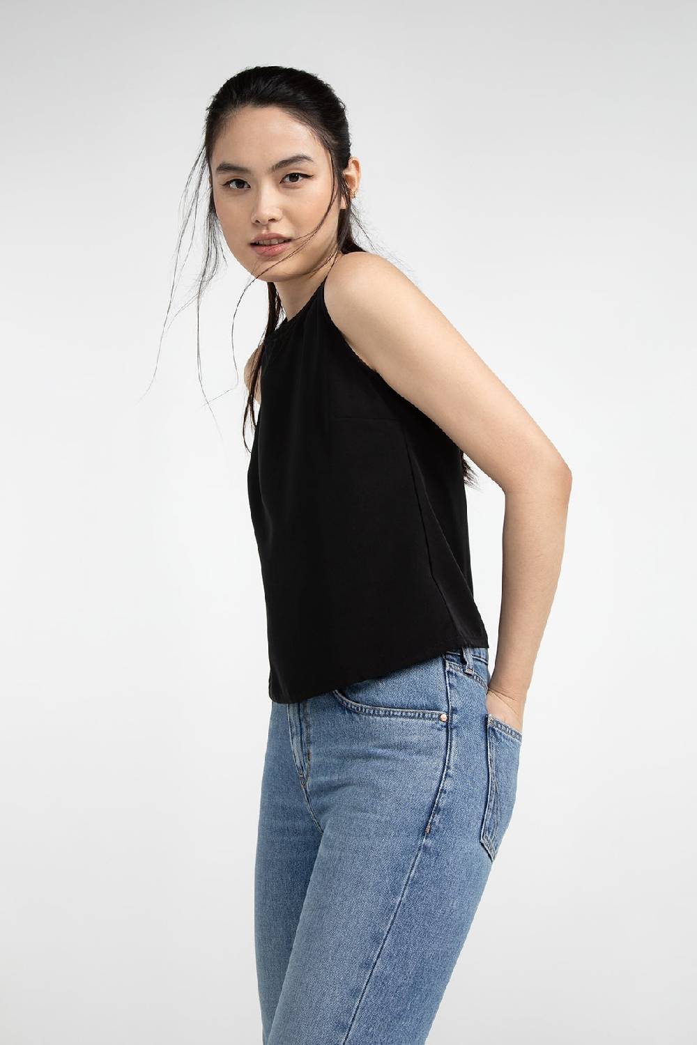 Lovjoi Top CHEMILLA Black Großer Ausverkauf