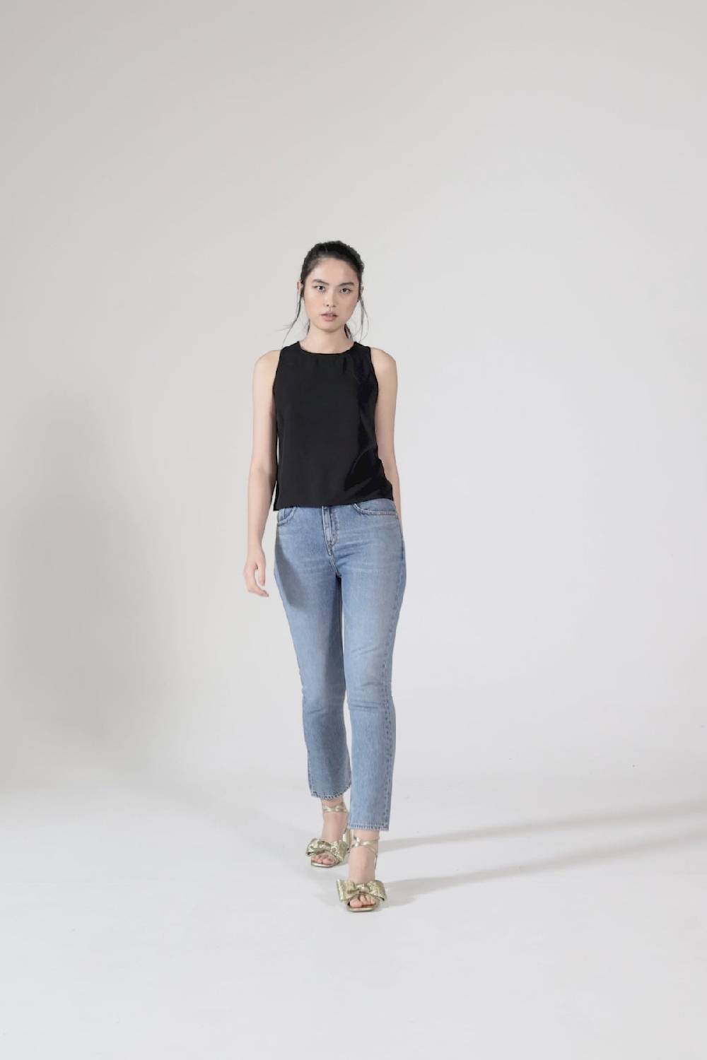 Lovjoi Top CHEMILLA Black Großer Ausverkauf