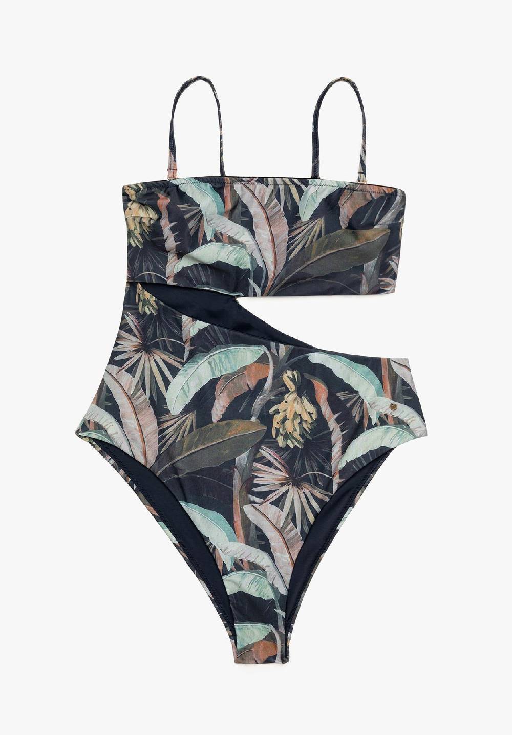 Lovjoi Badeanzug Asymmetrical HIBISCO Recycled Print Preisnachlass