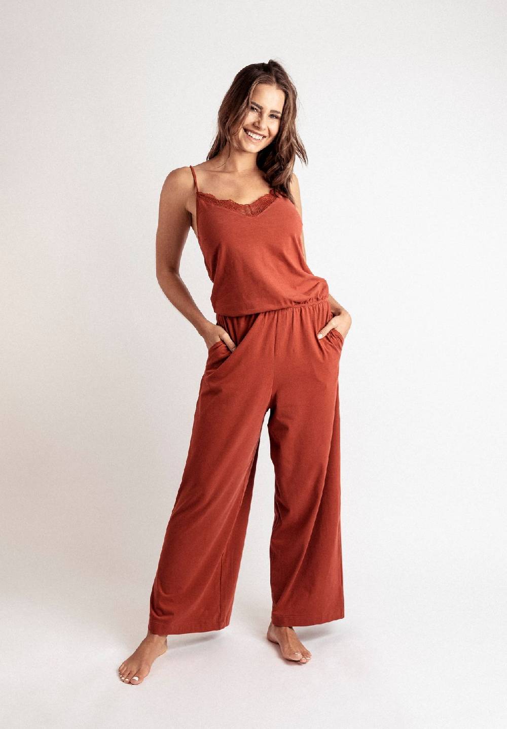 Lovjoi Jumpsuit OLEANDRO Chili Tiefpreis