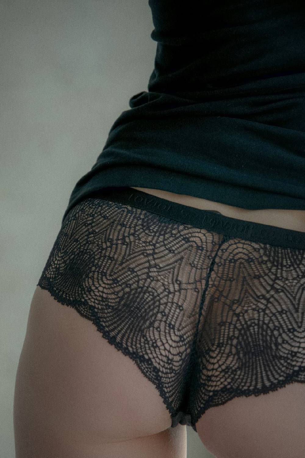 Lovjoi Panty FLOWERING FERN Black Letzte 2 Tage