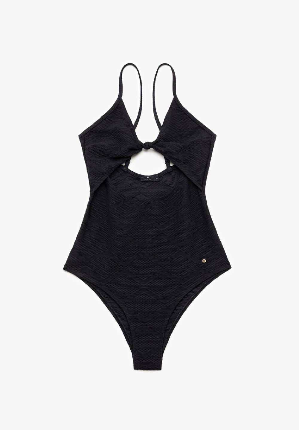 Lovjoi Badeanzug Knotted BELADONA Biobased Structure Sonderangebot