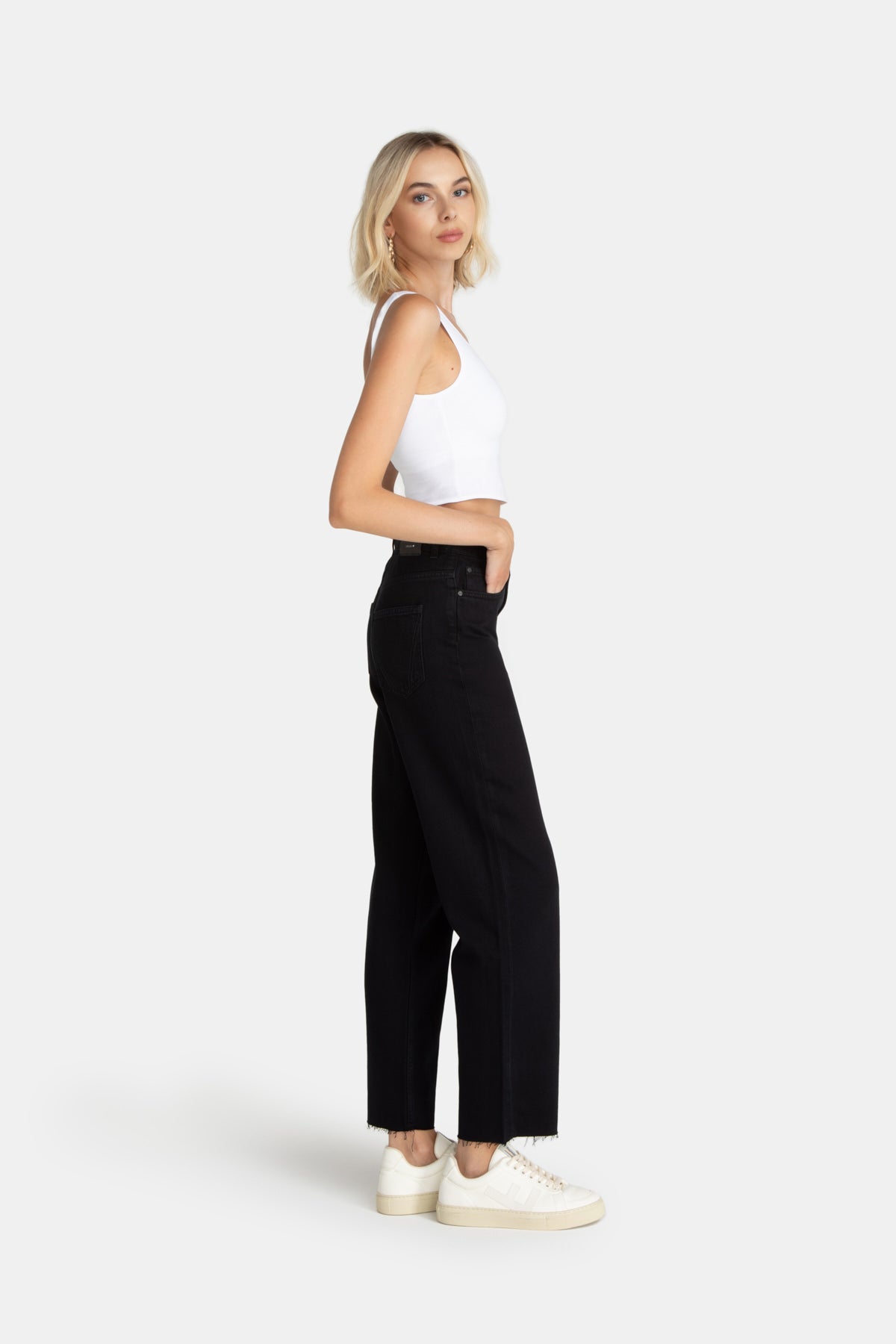 Lovjoi Straight Jeans MEDLAR Black Overdyed Preisnachlass