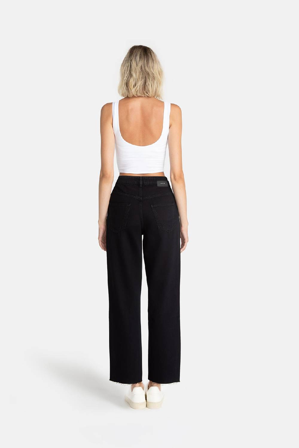 Lovjoi Straight Jeans MEDLAR Black Overdyed Preisnachlass
