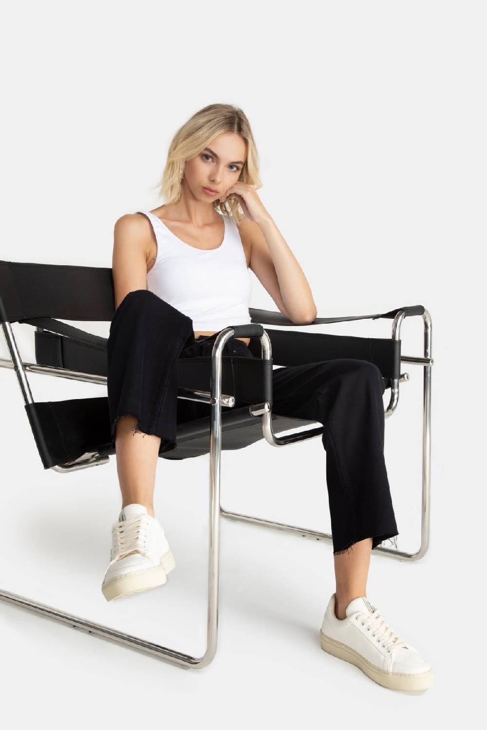 Lovjoi Straight Jeans MEDLAR Black Overdyed Preisnachlass