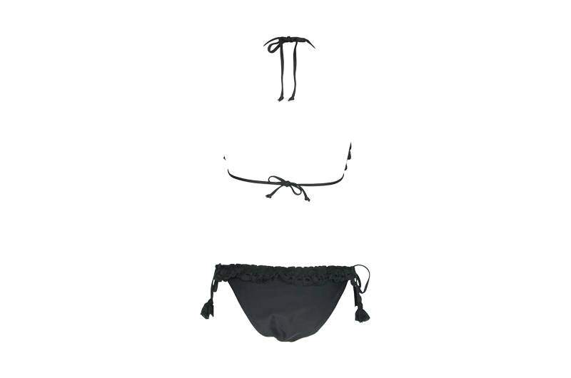 BIKINIS San Gallo Padded Triangel Bikini Schwarz Tiefpreis