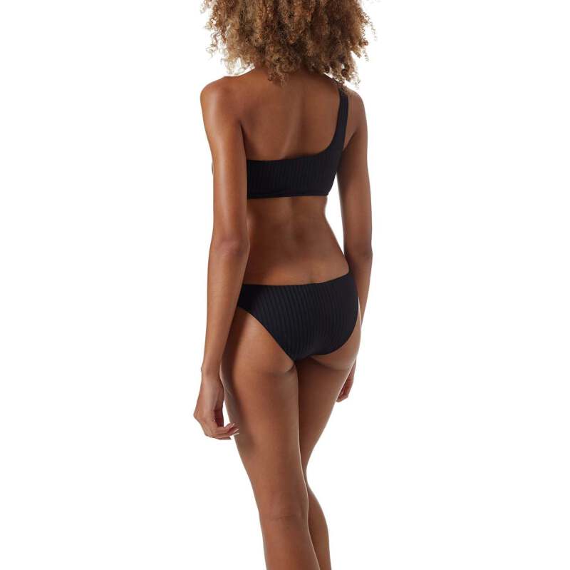 BIKINIS Toulouse Padded Bikini Black Ribbed zollfrei