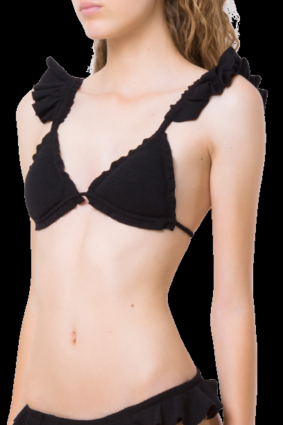 BIKINIS Laven Padded Triangel Bikini Schwarz Fabrik Onlineshop