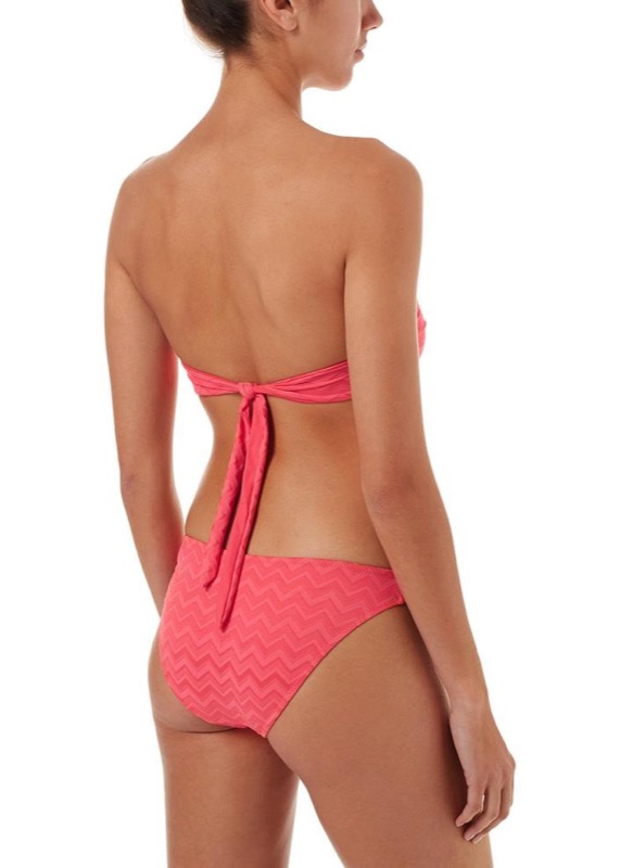 NEUHEITEN Martinique Padded Bandeau Bikini coral wave Black Friday