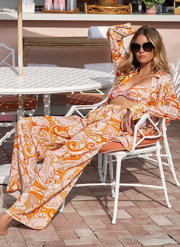 RESORTWEAR Olivia Hose Mirage Orange Bis zu 60% Rabatt