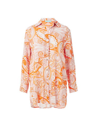 NEUHEITEN Paige Hemd Mirage Orange Bis zu 65% Rabatt