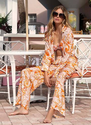 NEUHEITEN Paige Hemd Mirage Orange Bis zu 65% Rabatt