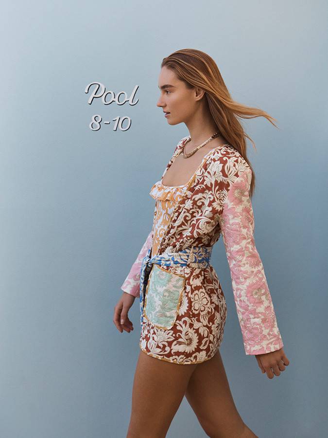 RESORTWEAR Folk Spliced Jacke Im Verkauf