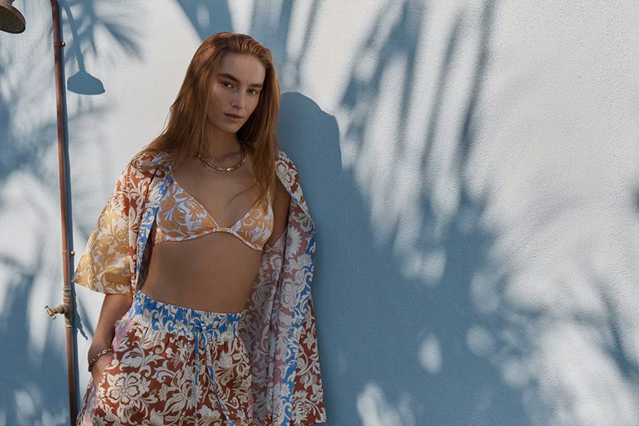 RESORTWEAR Folk Spliced Siesta Hose zollfrei