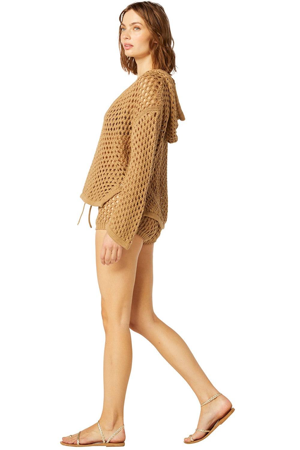 RESORTWEAR Daisy Shorts Mocha Limitierter Zeitrabatt