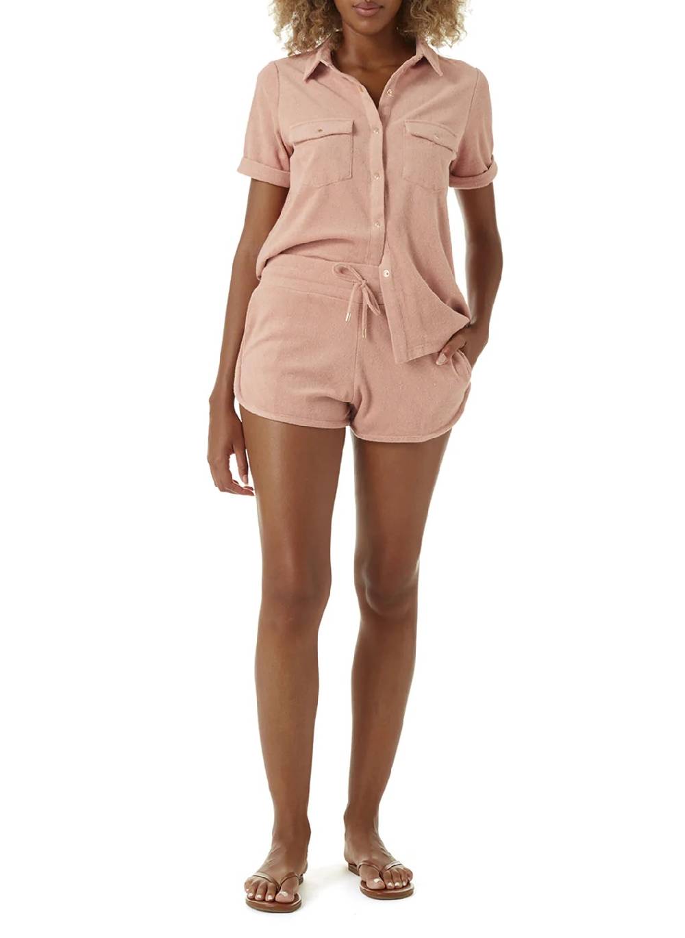 RESORTWEAR Tina Bluse Tan Kostenlose Rückgabe