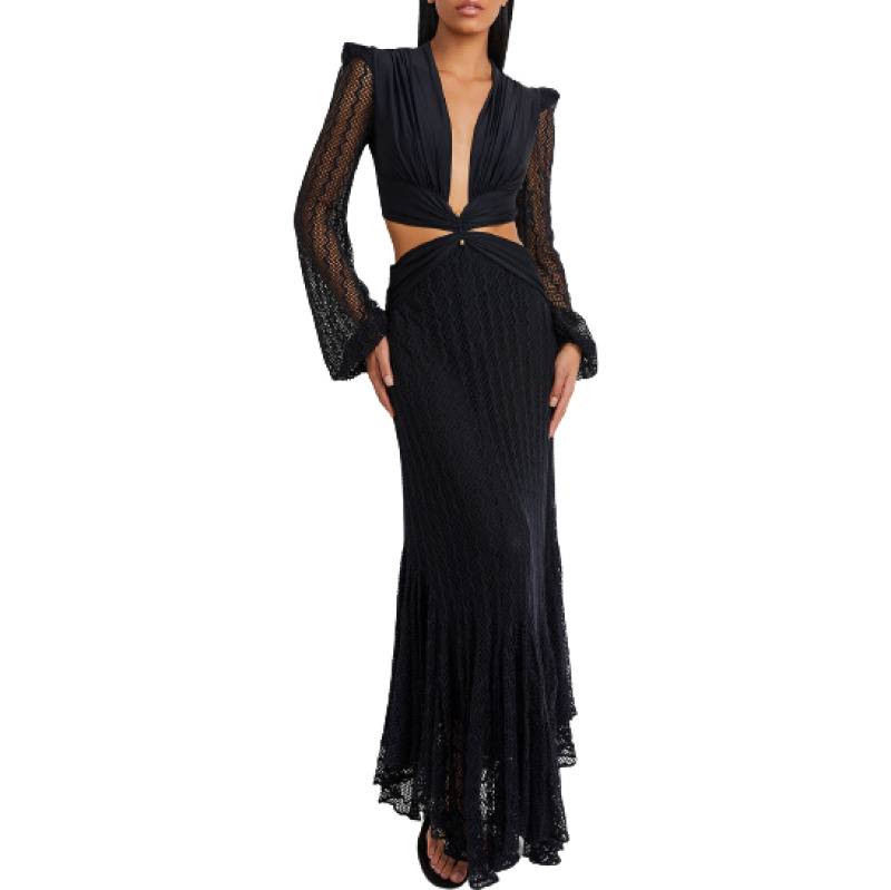 NEUHEITEN Cut-Out Kleid Schwarz Online