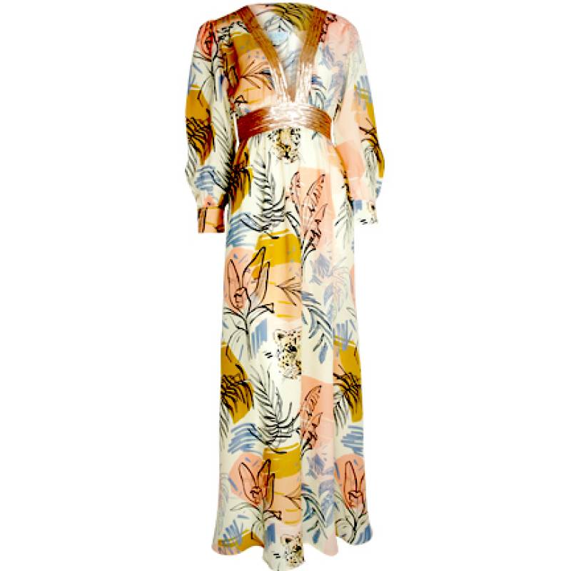 NEUHEITEN Maxikleid Abstract Jungel im Angebot